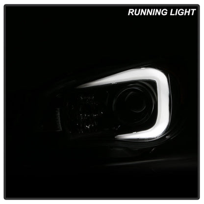 Spyder Subaru WRX 2006-2007 Projector Headlights - Halogen Only - Black PRO-YD-SWRX06-LBDRL-BK 5083920