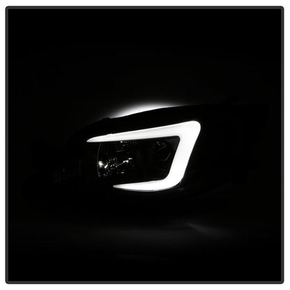 Spyder Subaru WRX 08-09 Projector Headlights - Halogen Model Only - Black PRO-YD-SWRX08-LBDRL-BK 5083944