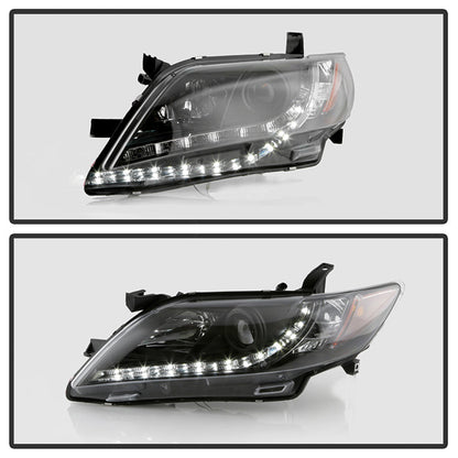 Spyder Toyota Camry 07-09 Projector Headlights DRL Black High H1 Low H7 PRO-YD-TCAM07-DRL-BK 5039422