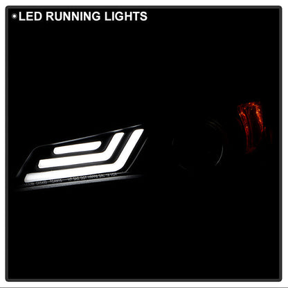 Spyder 15-17 Toyota Camry Projector Headlights - Black (PRO-YD-TCAM15-LB-BK) 5085382