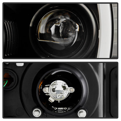 Spyder Toyota Tacoma 05-11 Projector Headlights - Light Bar DRL - Black PRO-YD-TT05V2-LB-BK 5084514