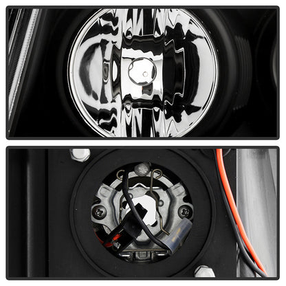 Spyder Toyota Tacoma 05-11 Projector Headlights - Light Bar DRL - Black PRO-YD-TT05V2-LB-BK 5084514