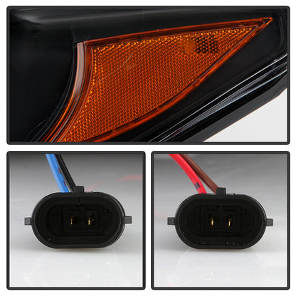 Spyder 16-20 Toyota Tacoma Halogen Model Only High-Power LED Headlights - Black PRO-YD-TT16HALAP-BK 5088376