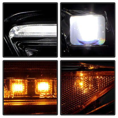Spyder 16-20 Toyota Tacoma Halogen Model Only High-Power LED Headlights - Chrome PRO-YD-TT16HALAP-C 5088369