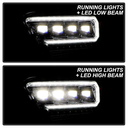 Spyder 16-20 Toyota Tacoma LED Model Only High-Power LED Headlights - Chrome PRO-YD-TT16LEDAP-C 5088383
