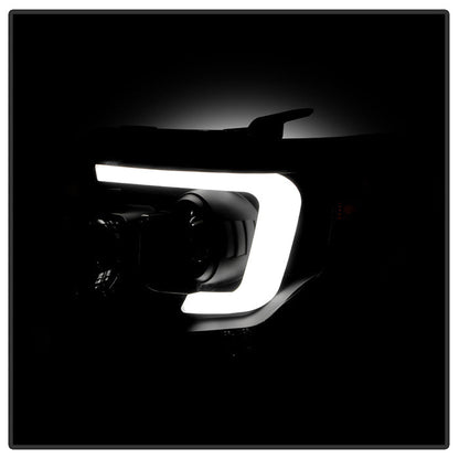 Spyder Toyota Tundra 2014-2016 Projector Headlights Light Bar DRL Black PRO-YD-TTU14-DRL-BK 5080158