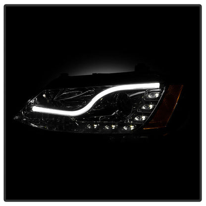 Spyder Volkswagen Jetta 11-14 Projector Headlights Halogen Light Tube DRL Smke PRO-YD-VJ11-LTDRL-SM 5073655