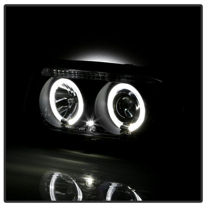 Spyder Volkswagen Jetta III 93-98 Projector Headlights LED Halo Blk High H1 Low H1 PRO-YD-VJ93-HL-BK 5012197