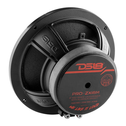 PRO-ZXI 8" Mid-Range Loudspeaker With Neodymium/Ferrite Magnets 350 Watts Rms 8-Ohm