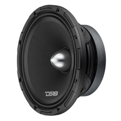 PROJECT360 8” High-Sensitivity Mid-High Loudspeaker with Bullet - 300W RMS 8-Ohm - Rotating Recone Design For Quick Repair
