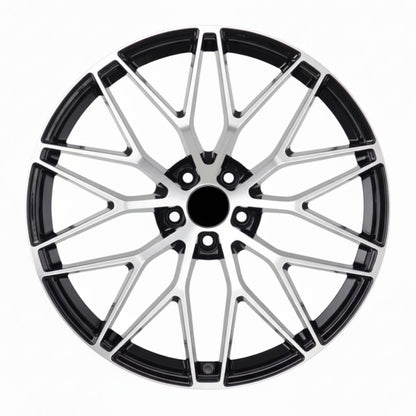 PS1 21x10 5x112 +19 66.5 Black Machined Face