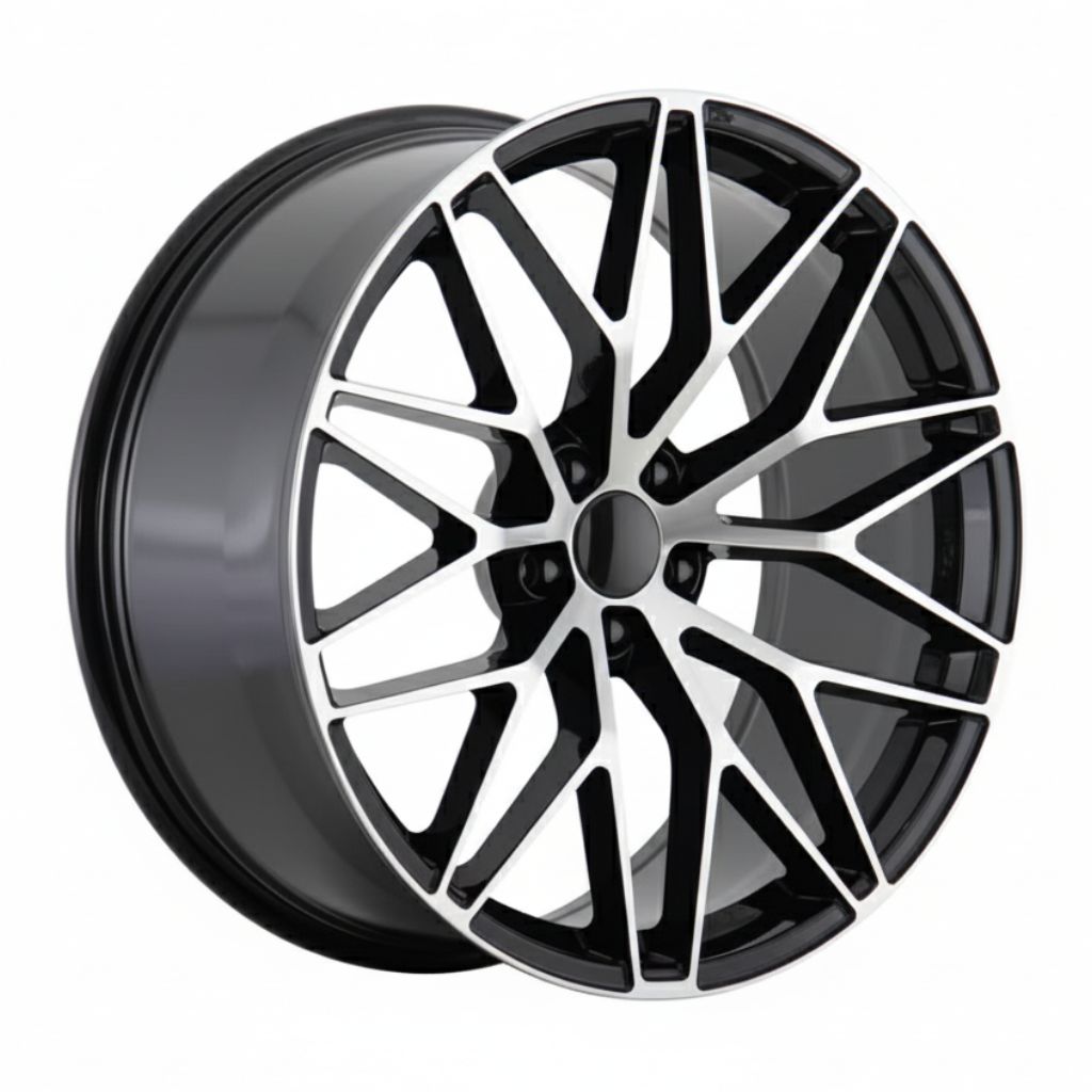 PS1 22x10 5x130 +50 71.6 Black Machined Face