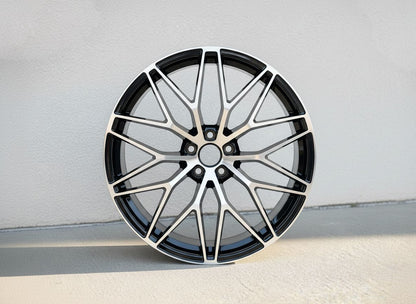 PS1 22x10 5x130 +50 71.6 Black Machined Face