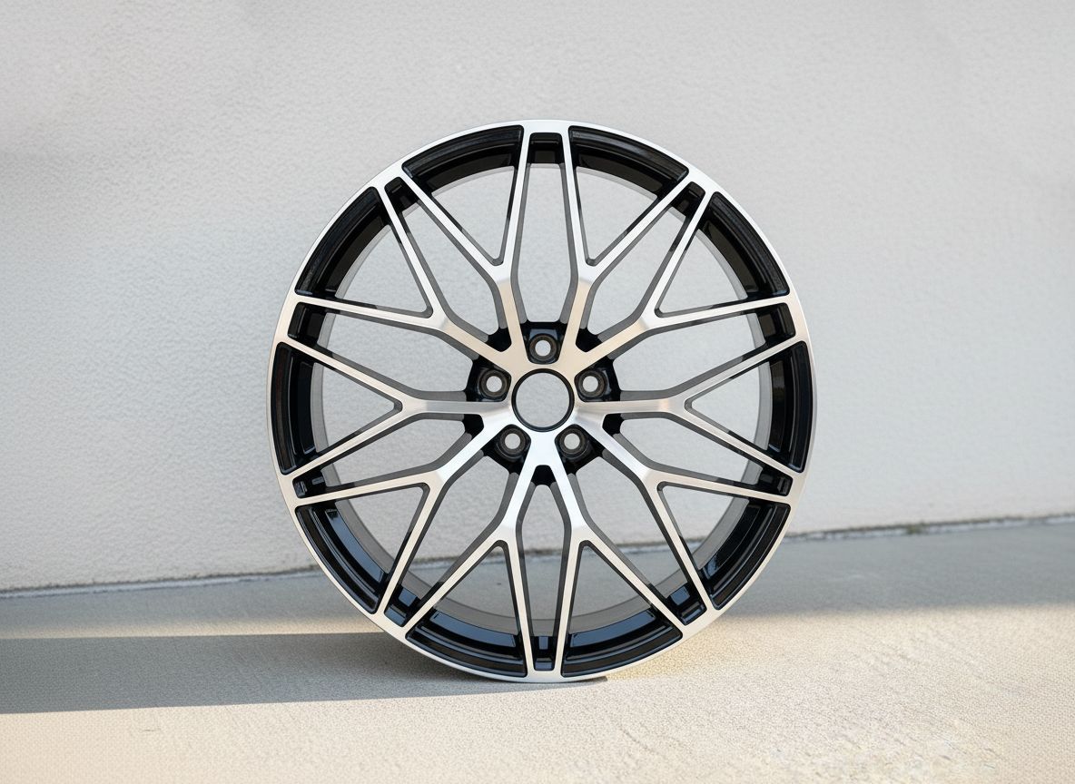 PS1 21x10 5x112 +19 66.5 Black Machined Face