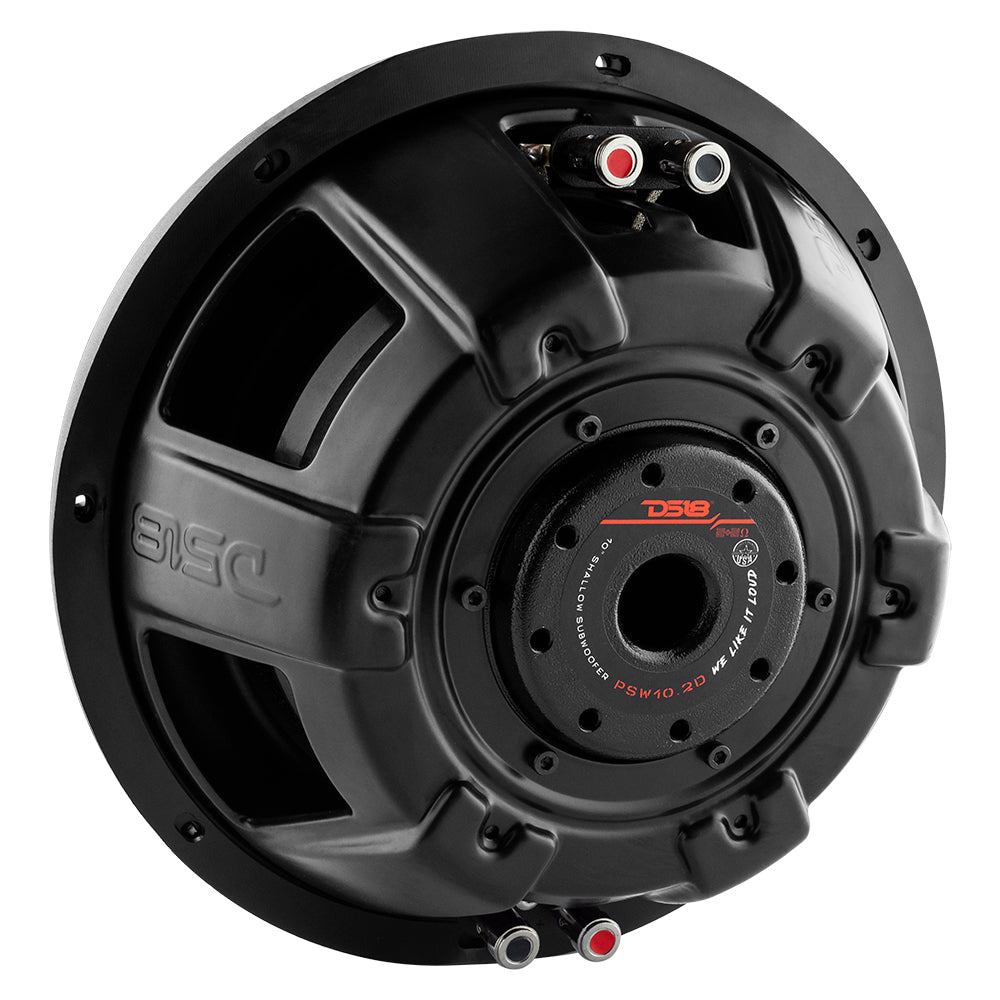 PS Shallow-Mount Water Resistant 10" Subwoofer | 500W RMS DVC 2-Ohm