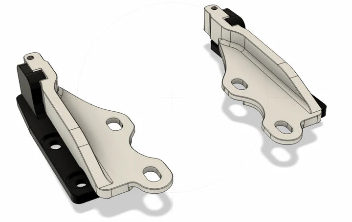 Precision Works Quick Release Hood Hinges – 1998–2002 Honda Accord CG / 1994–1997 Honda Accord CD / 1992–2001 Honda Prelude BB4 & BB6
