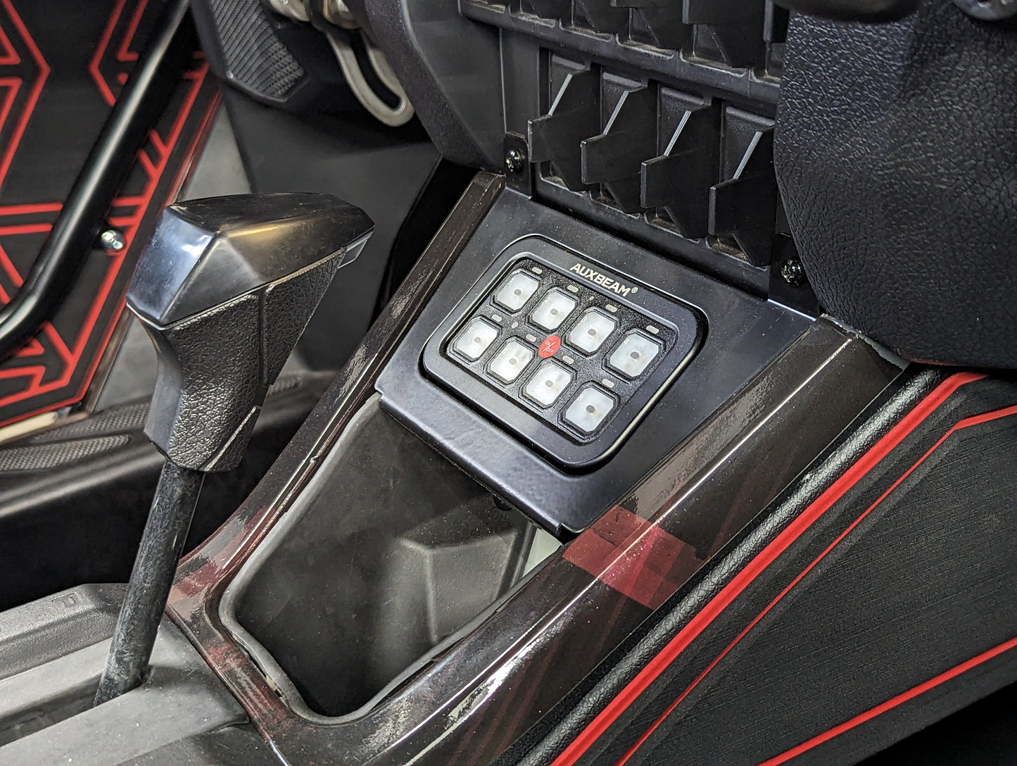 Polaris RZR Pro R Auxbeam 8-Gang Switch Panel Mount (2020–2024)