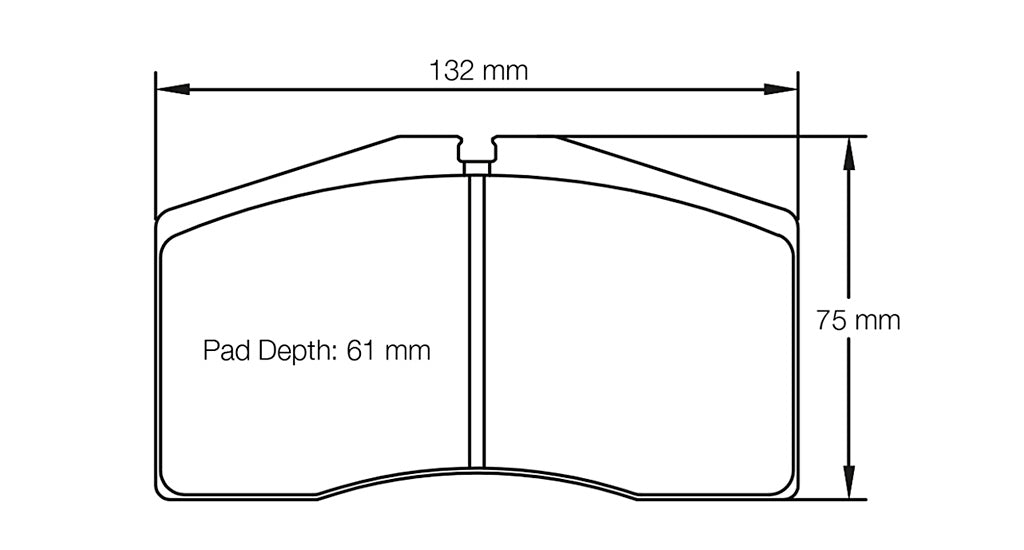 Pagid Racing Brake Pads No. 1908 (Front)