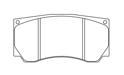 Pagid Racing Brake Pads No. 3279 (Front)