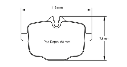 Pagid Racing Brake Pads No. 4932 (Rear)