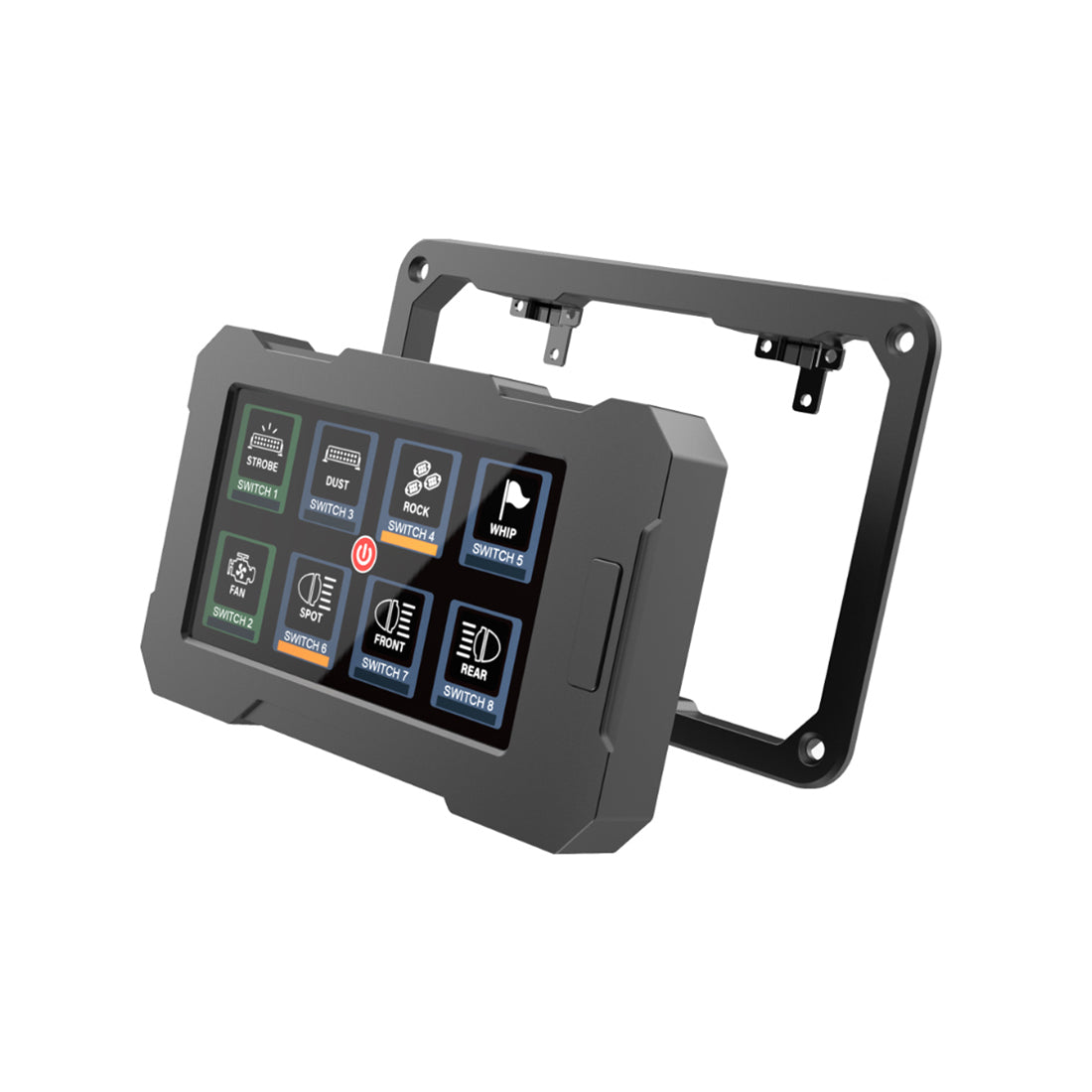 The Legend Panel 4.3" Touchscreen for 8-Gang Switch Box