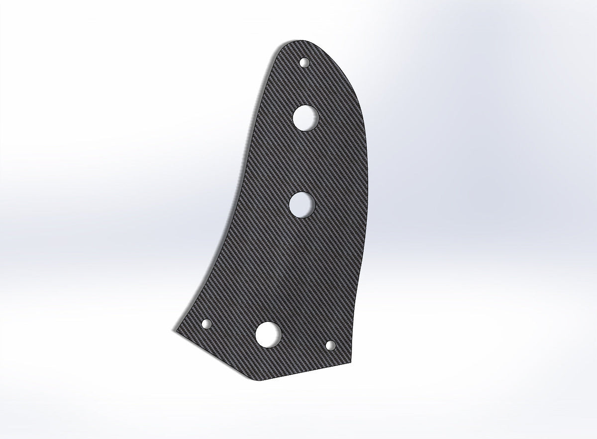 CARBON FIBER Lower Control Plate for Fender American Jaguar Guitar