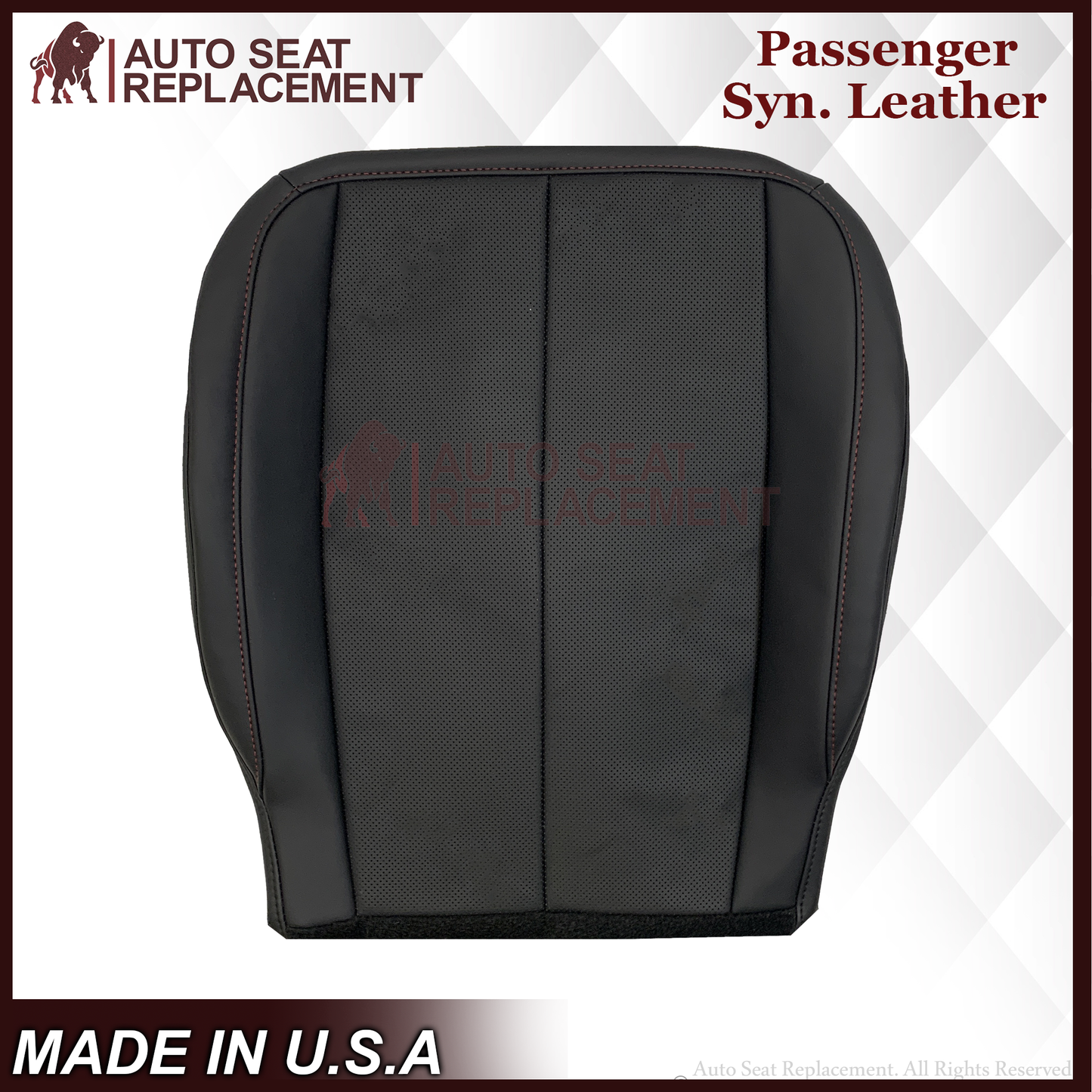 2010-2016 Fits Chevy Equinox LTZ Replacement Seat Cover: Black Perforated