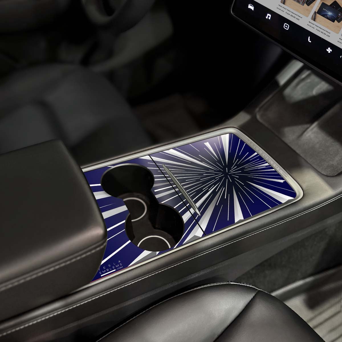 Tesla Insane Performance Mode | Tesla Center Console Wrap Kit | Model 3 '21-24