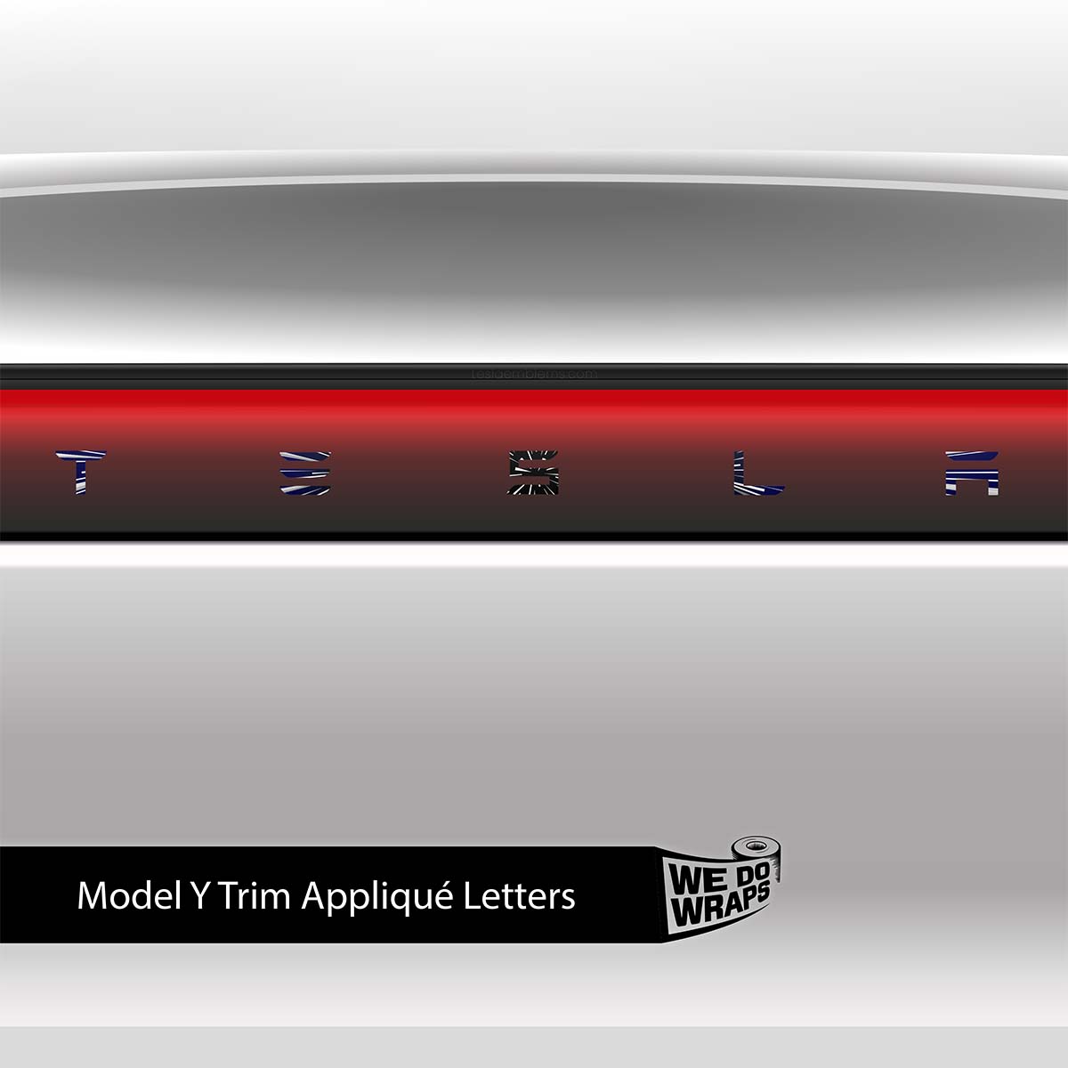 Insane Performance Mode Tesla Emblem Decals (Front + Back) | Model Y