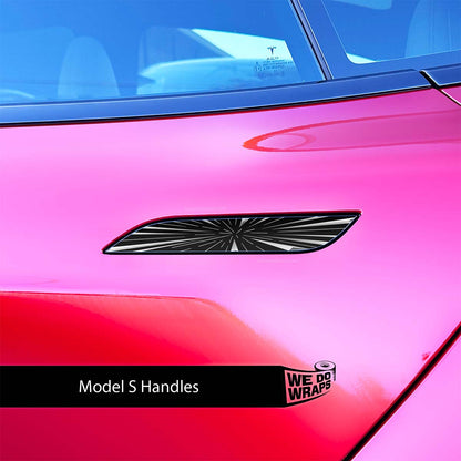 Tesla Ludicrous Performance Mode Tesla Door Handle Decals (4pcs)