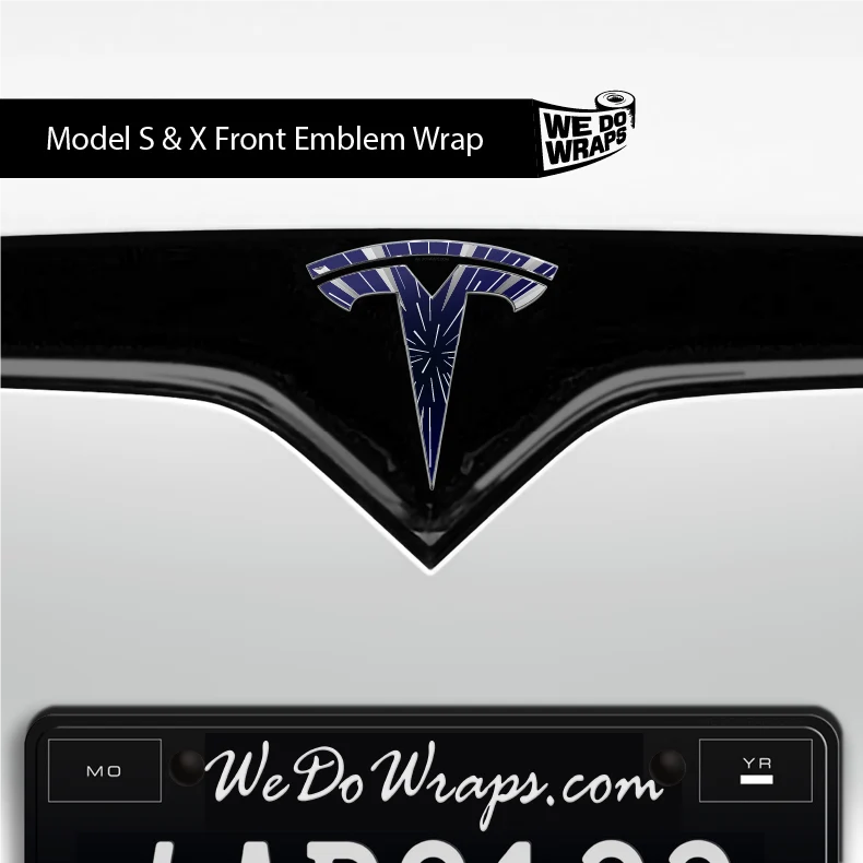 Insane Performance Mode Tesla Emblem Decals (Front + Back) | Model X