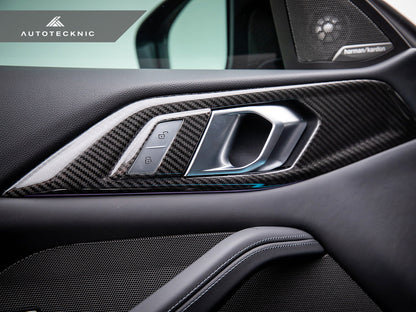 AutoTecknic Dry Carbon Interior Door Handle Trim Set - BMW G82/ G83 M4