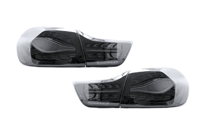 BMW F32 F36 F82 F33 F83 4 Series - Double Dragon Scale Black LED Tail lights (2013 - 2018)