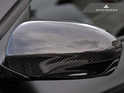 AutoTecknic Replacement Version II Dry Carbon Mirror Covers - BMW F06/ F12/ F13 M6