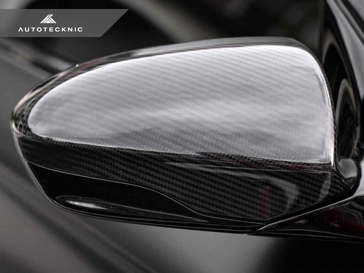 AutoTecknic Replacement Version II Dry Carbon Mirror Covers - BMW F10 M5