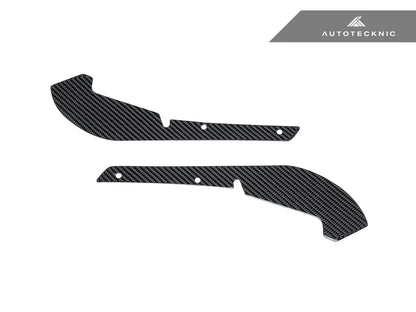 AutoTecknic Carbon Fiber Front Splash Guards - BMW F80 M3 | F82/ F83 M4