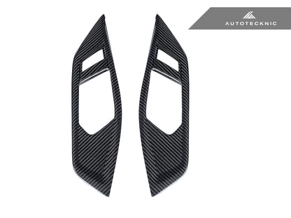 AutoTecknic Dry Carbon Interior Door Handle Trim Set - BMW G82/ G83 M4