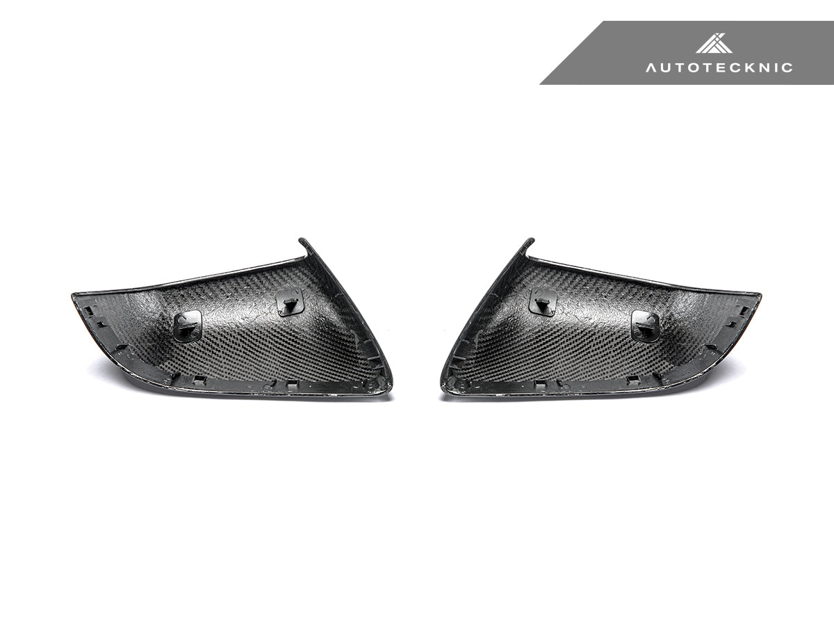 AutoTecknic Dry Carbon Fiber Mirror Covers - Tesla Model Y