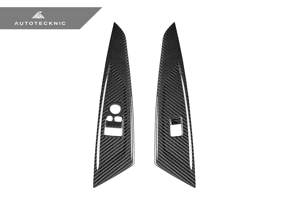 AutoTecknic Dry Carbon Window Switch Panel Trim Set - BMW G82 M4