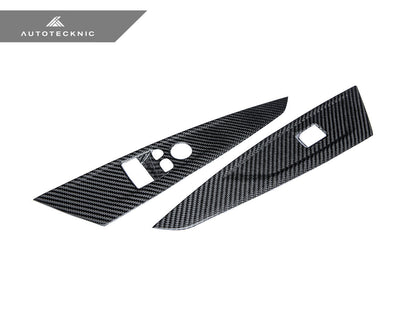 AutoTecknic Dry Carbon Interior Door Handle Trim Set - BMW G22 4-Series