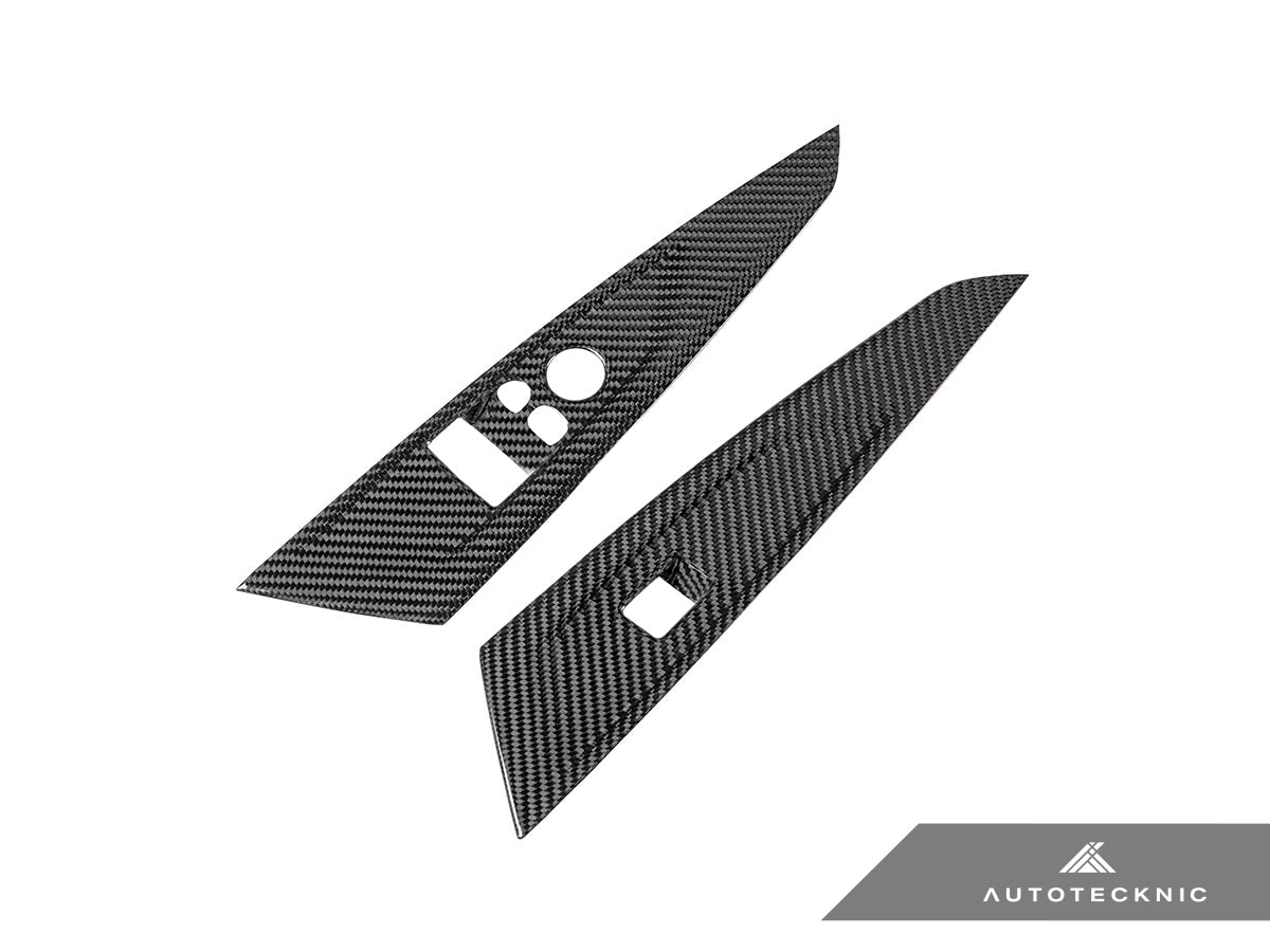 AutoTecknic Dry Carbon Window Switch Panel Trim Set - BMW G22 4-Series