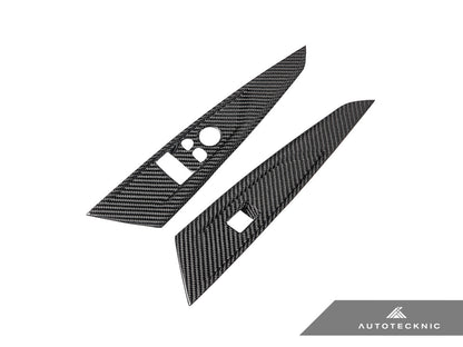 AutoTecknic Dry Carbon Window Switch Panel Trim Set - BMW G22 4-Series