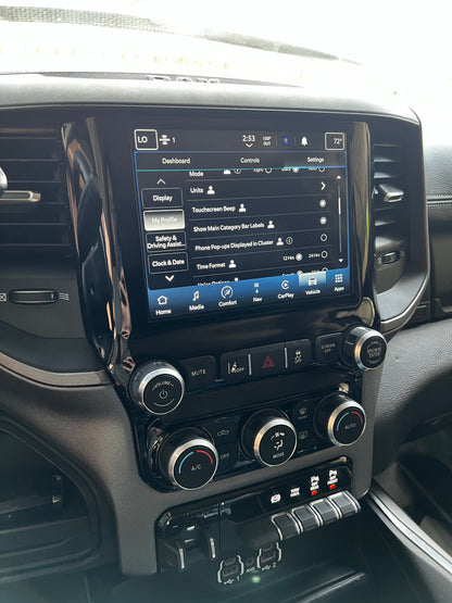 2019-2024 RAM DT 1500 UBL Uconnect 5 Upgrade kit with 8.4-inch Touchscreen including Wireless Apple CarPlay / Android Auto