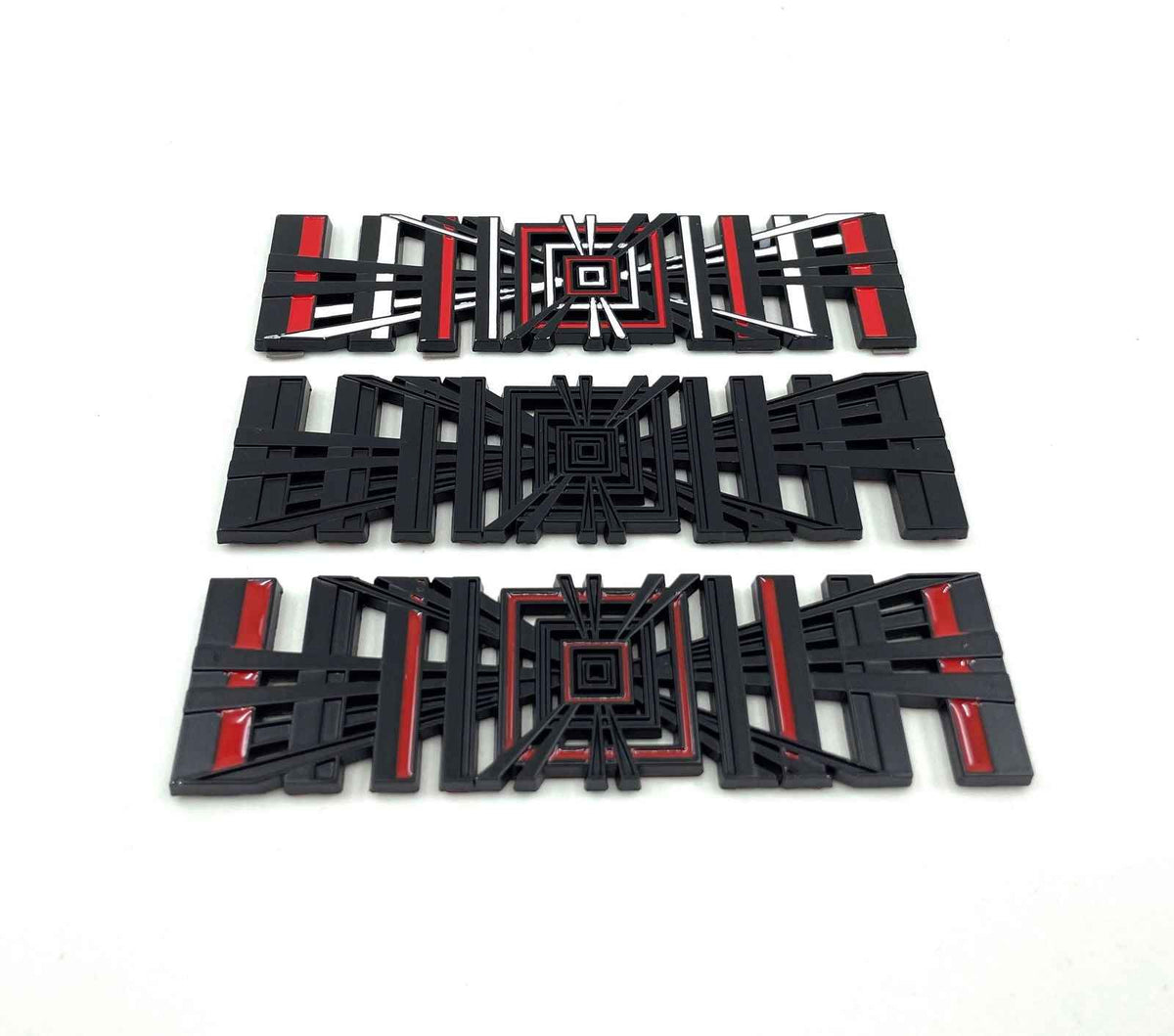 Plaid Badge Emblem - Metal | Tesla Model S & Model X