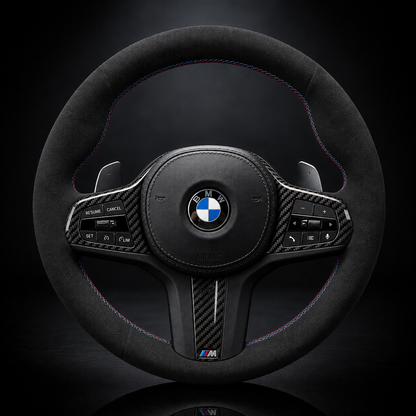 BMW G-Series Alcantara Suede Steering Wheel Cover DIY (Plain Alcantara) G80 G20 G30 M3 M4 M340i