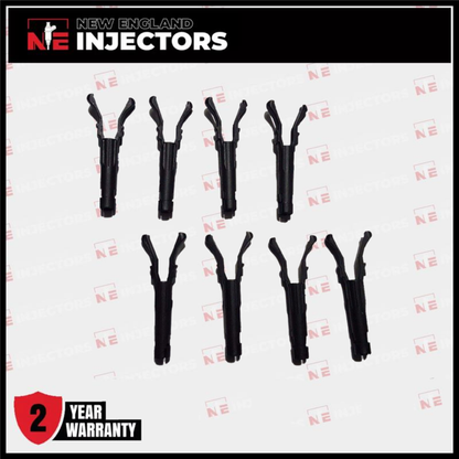 Set of 8 Chevy Spider Injector Poppet Clips for 4.3l & 5.7l Vortec SCPI CPI