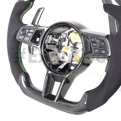 2014-2020 Porsche 911 (991.2) / GT3/GT3RS(991) / 718 Boxster/Cayman (982) / Cayenne (958.2) / Panamera (971) / Macan(95B)  |  Custom Steering Wheel by Exclusive Steering