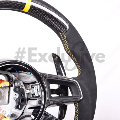 2014-2020 Porsche 911 (991.2) / GT3/GT3RS(991) / 718 Boxster/Cayman (982) / Cayenne (958.2) / Panamera (971) / Macan(95B)  |  Custom Steering Wheel by Exclusive Steering