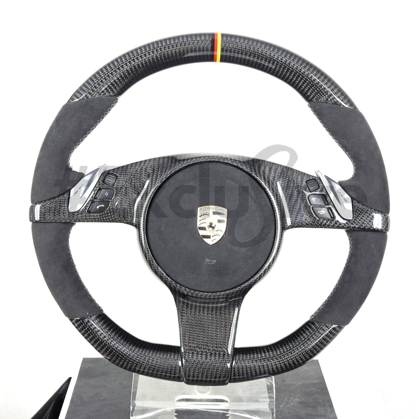 2009-2016  Porsche 911 (991.1) / Boxster (987.2 981) / Cayman (981) / Cayenne (958) / Panamera (970) PDK    Custom Steering Wheel by Exclusive Steering