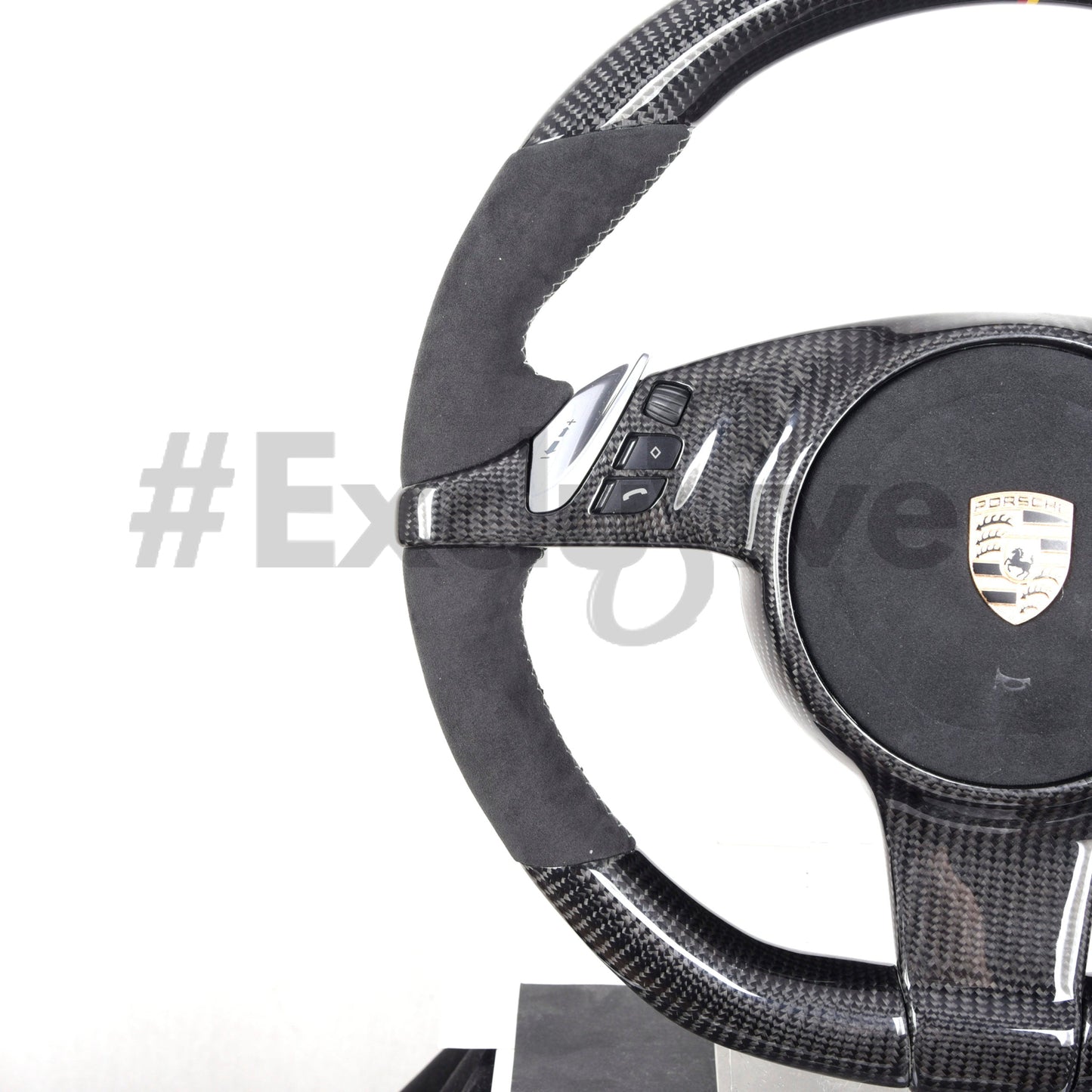 2009-2016  Porsche 911 (991.1) / Boxster (987.2 981) / Cayman (981) / Cayenne (958) / Panamera (970) PDK    Custom Steering Wheel by Exclusive Steering